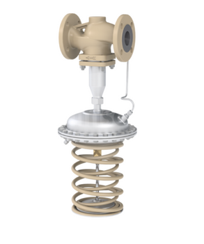 Regulator różnicy ciśnień Samson 42-24, DN50, kvs 32, PN16, zakres nastaw 0,1-0,6 bar, kołnierz