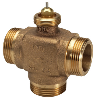 Zawór grzybkowy trzydrogowy Danfoss VMV 32/10, gwint zewnętrzny, 065F6032