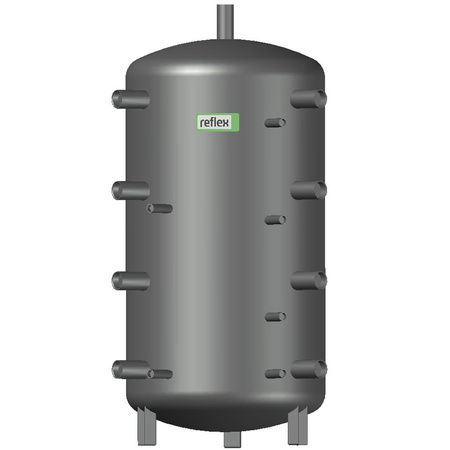 Zasobnik buforowy z wężownicą Reflex H 4000/1 do instalacji grzewczych i chłodniczych, bez izolacji