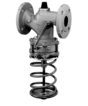 Regulator różnicy ciśnień i przepływu Samson 46-7, DN32, kvs 12,5, PN25, zakres nastaw 0,2-1/0,5-2 bar, mont. na powrocie