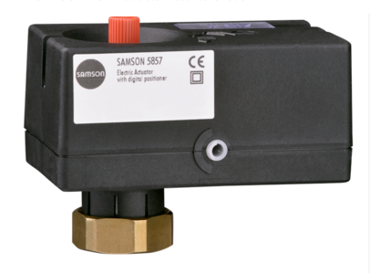 Siłownik elektryczny Samson 5857, skok 6mm/20s, 230V, sygnał 3-pkt.