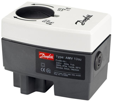 Danfoss AMV 13 SU/230V, 14s/mm, sygn.3-pkt, napęd, 082H3042