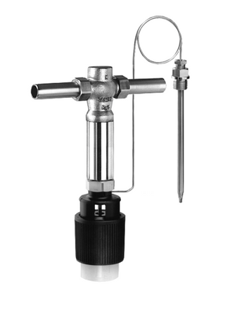 Regulator temperatury bezpośredniego działania Samson 43-7, DN32, kvs 12,5, PN25, końcówki do spawania