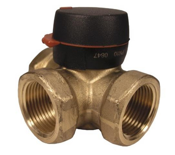 Zawór obrotowy trzydrogowy Danfoss HRB3 25/6.3 PN10. gwint wew. 065Z0406