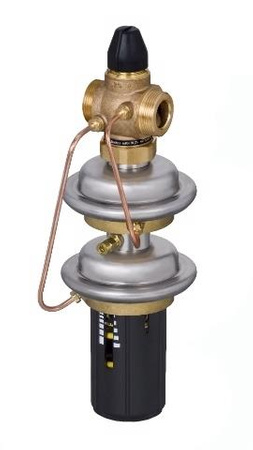 Regulator różnicy ciśnień i przepływu Danfoss AVPQ 4 PN25 15/1.6 0.3-2.0/0.2, gwint, montaż na zasilaniu, 003H6555