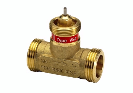 Zawór grzybkowy dwudrogowy Danfoss VS2 20/2.5/5mm , gwint zewnętrzny, 065F2120