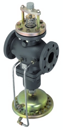 Regulator przepływu połączony z zaworem regulacyjnym Danfoss AFQM 150/280/0,2, PN16. kołnierzowy, 003G6060