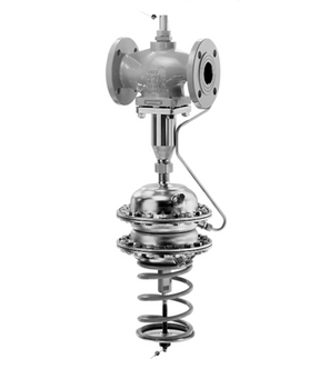 Regulator różnicy ciśnień i przepływu Samson 42-37, DN80, kvs 80, PN16, zakres przepływu 3,5-35 m3/h, zakres nastaw 0,1-0,6 bar, kołnierz, mont. na powrocie