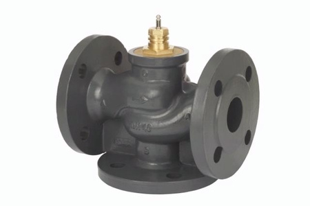 Zawór grzybkowy trzydrogowy Danfoss VF3 DN50 PN16 kvs 40, kołnierzowy, 065Z0260