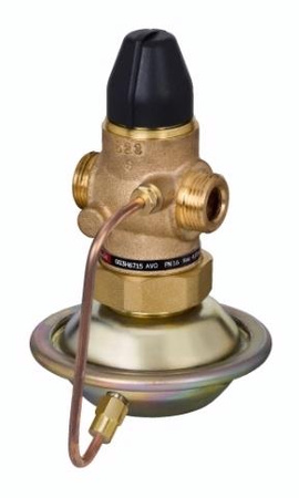 Regulator przepływu Danfoss AVQ PN25 50/20 /0,2, gwint, montaż na zasilaniu lub powrocie, 003H6729