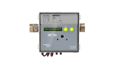 Landis+Gyr Ultradźwiękowy ciepłomierz Ultraheat T550 qp 25 300 dn 65 kołnierz PN25,  zasilanie