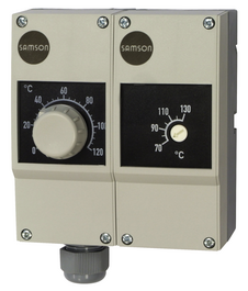 Termostat dwufunkcyjny TR/STW Samson 5348-2, zakres TR: 0…120°C STW: 40…100°C