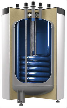 Podgrzewacz do pomp ciepła Reflex AH 160/1_C, z wężownicą, klasa energetyczna C