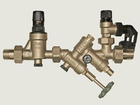 Armatura zabezpieczająca zasobnik ciepłej wody SYR SYROBLOC 25 6 bar 1/2x3/4
